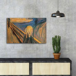 Wallity Cuadro Decorativo Edvard Munch FAMOUSART-042 de 45 x 70 cm